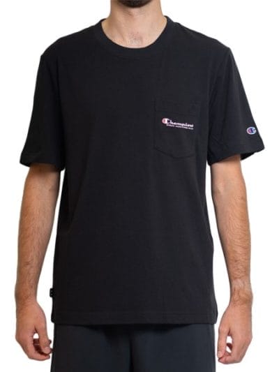 Fitness Mania - Champion Jersey Script Mens T-Shirt - Black