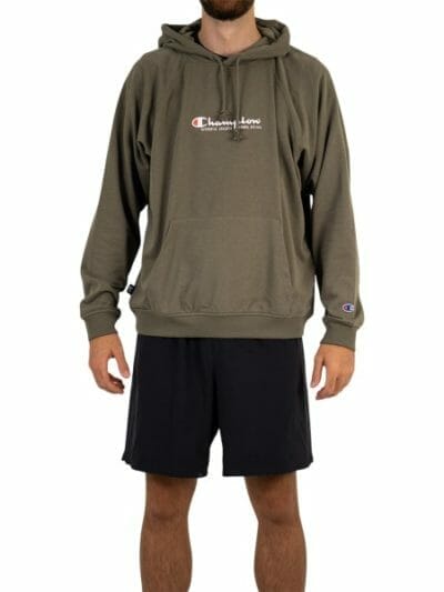 Fitness Mania - Champion Lightweight Terry Script Mens Hoodie - Lady Fern