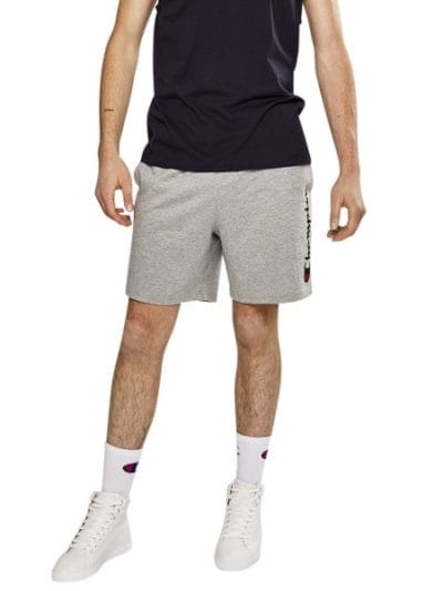 Fitness Mania - Champion Script Jersey Mens Shorts - Oxford Heather