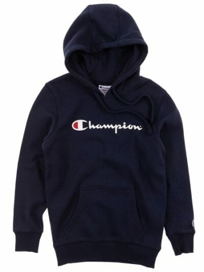 Fitness Mania - Champion Script Kids Hoodie - Navy