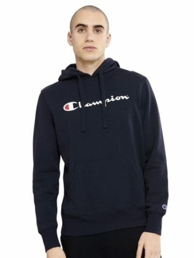 Fitness Mania - Champion Script Mens Hoodie - Navy