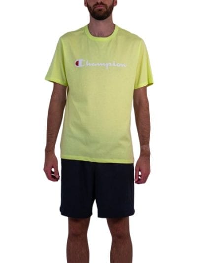 Fitness Mania - Champion Script Mens Short Sleeve T-Shirt - Glo Up