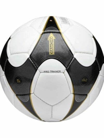 Fitness Mania - Diamond Pro Trainer Soccer Ball - White/Black