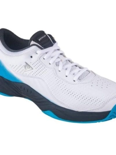 Fitness Mania - Dunlop Speeza3 Mens Tennis Shoes - White/Blue