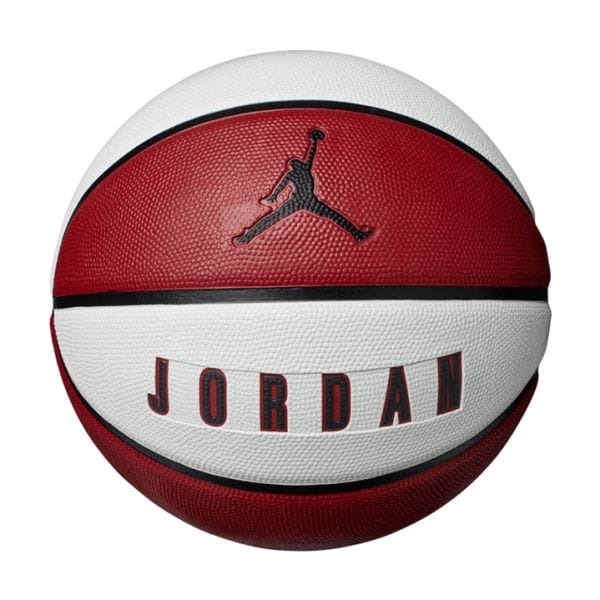 Fitness Mania - Jordan Playground Indoor/Outdoor Basketball - Size 7 - Gym Red/White/Black
