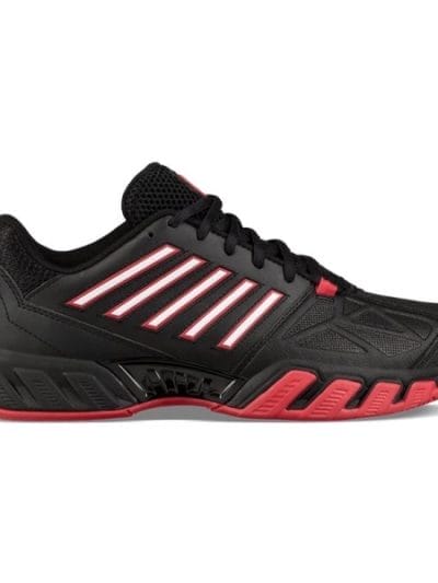 Fitness Mania - K-Swiss Bigshot Light 3 Mens Tennis Shoes - Black/Lollipop/White