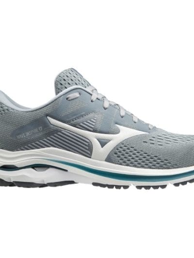 Fitness Mania - Mizuno Wave Inspire 17 - Mens Running Shoes - Quarry/White