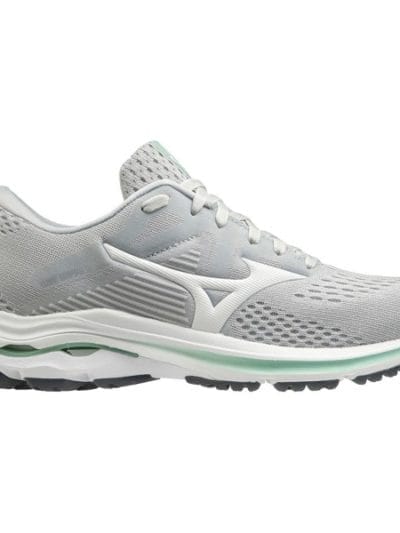 Fitness Mania - Mizuno Wave Inspire 17 - Womens Running Shoes - Harbor Mist/White