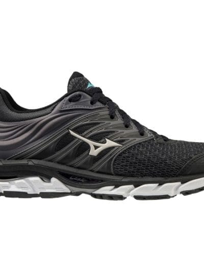 Fitness Mania - Mizuno Wave Paradox 5 - Womens Running Shoes - Magnet/Grey/Scuba Blue