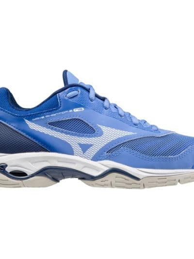 Fitness Mania - Mizuno Wave Phantom 2 - Womens Netball Shoes - Ultramarine/White/Blue
