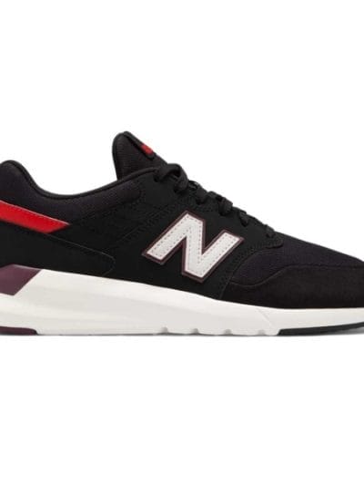 Fitness Mania - New Balance 009 - Mens Sneakers - Black/Velocity Red/Burgundy