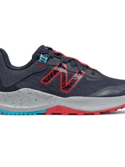 Fitness Mania - New Balance Nitrel v4 - Kids Trail Running Shoes - Navy/Red