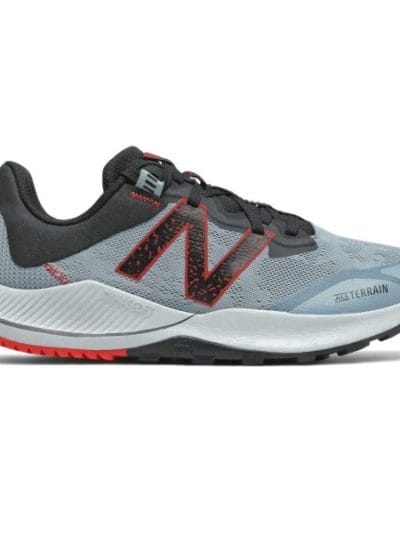 Fitness Mania - New Balance Nitrel v4 - Mens Trail Running Shoes - Grey/Red/Black
