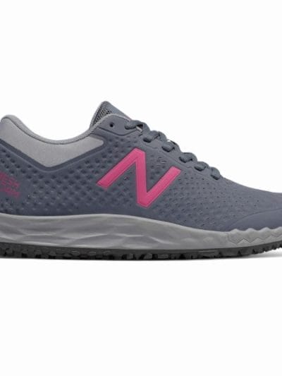 Fitness Mania - New Balance Slip Resistant Fresh Foam 806 - Womens Work Shoes - Grey/Berry