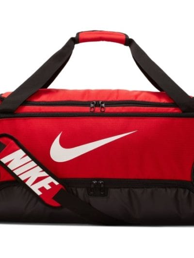 Fitness Mania - Nike Brasilia Medium Training Duffel Bag - University Red/Black/White