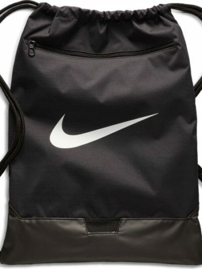 Fitness Mania - Nike Brasilia Training Gym Sack 9.0 - 23L - Black/White