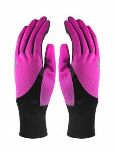 Fitness Mania - Nike Dri-Fit Print Tailwind Womens Running Gloves - Pink/Black