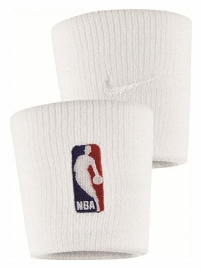 Fitness Mania - Nike NBA On Court Wristbands - White