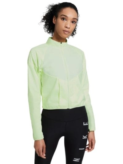 Fitness Mania - Nike Run Division Womens Running Jacket - Barley Volt/Gold/Black
