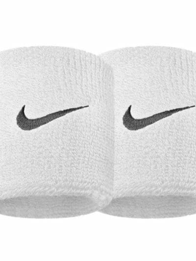 Fitness Mania - Nike Swoosh Wristbands - White/Black