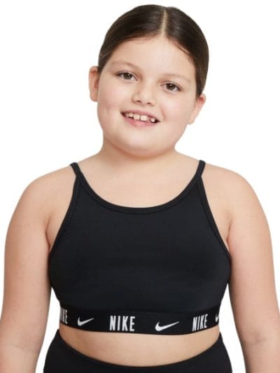 Fitness Mania - Nike Trophy Kids Girls Sports Bra - Black/Black/White