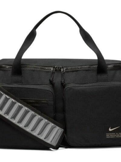 Fitness Mania - Nike Utility Power Small Training Duffel Bag - Black/Black/Enigma Stone