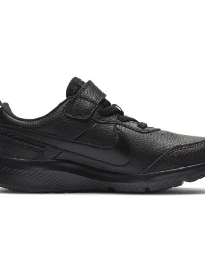 Fitness Mania - Nike Varsity Leather PSV - Kids Training Shoes - Triple Black