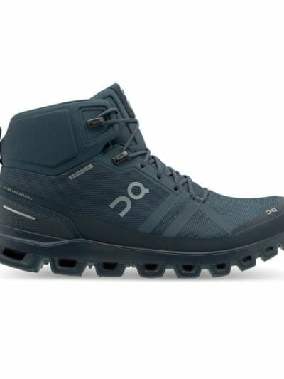 Fitness Mania - On Cloudrock Waterproof - Mens Hiking Shoes - Navy/Midnight