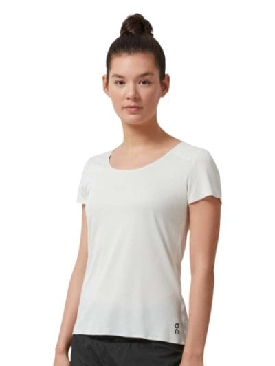 Fitness Mania - On Running Performance-T Womens Running T-Shirt - Ice/White
