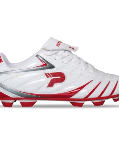 Fitness Mania - Patrick Alpha - Kids Football Boots - White/Red