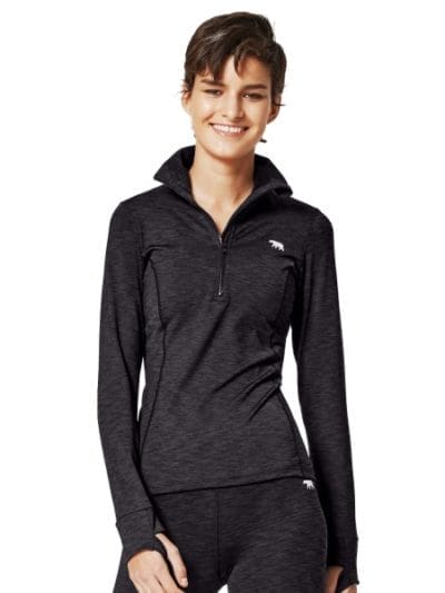 Fitness Mania - Running Bare Take It To The Streets Womens Training Jacket - Black 2-Tone