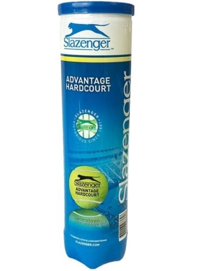 Fitness Mania - Slazenger Advantage Hardcourt Tennis Balls - Can of 4 - Yellow