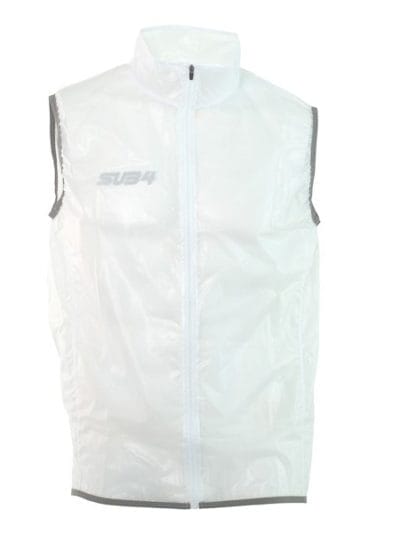 Fitness Mania - Sleeveless Running/Cycling Rain Jacket - Women's - White