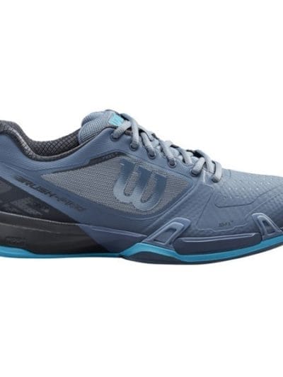 Fitness Mania - Wilson Rush Pro 2.5 Mens Tennis Shoes - Flint/Ebony/Ultra Blue