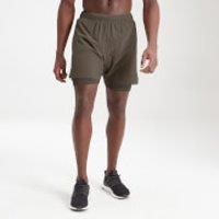 Fitness Mania - MP Men's Essentials Training 2-In-1 Shorts - Dark Olive - XXS