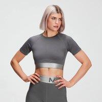 Fitness Mania - MP Women's Adapt Textured Crop Top- Carbon - L