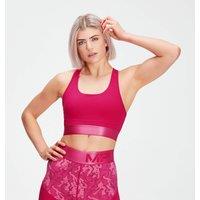 Fitness Mania - MP Women's Adapt Textured Sports Bra- Virtual Pink - L