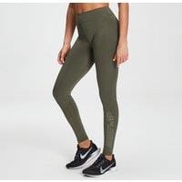 Fitness Mania - MP Women's Branded Training Leggings - Dark Olive  - L