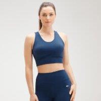 Fitness Mania - MP Women's Power Longline Sports Bra - Dark Blue - L