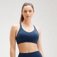 Fitness Mania - MP Women's Power Mesh Sports Bra - Dark Blue - L