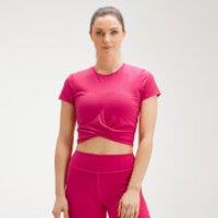 Fitness Mania - MP Women's Power Short Sleeve Crop Top - Virtual Pink - XL