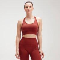 Fitness Mania - MP Women's Shape Seamless Ultra Sports Bra - Burnt Red - L