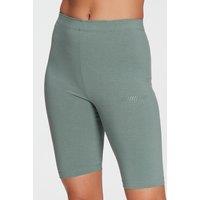 Fitness Mania - MP Women's Tonal Graphic Cycling Shorts - Washed Green  - L