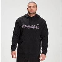 Fitness Mania - MP X Zack George Men's Washed Hoodie - Black