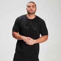 Fitness Mania - MP X Zack George Men's Washed T-Shirt - Black