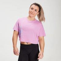 Fitness Mania - MP X Zack George Women's Washed Crop T-Shirt - Pink Lavender - L