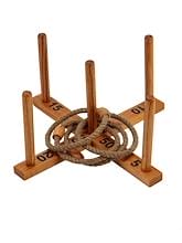 Fitness Mania - Jenjo Outdoor Wooden Set Rope Ring Toss Quoits