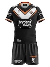 Fitness Mania - Wests Tigers Replica Toddler Away Playing Kit 2021