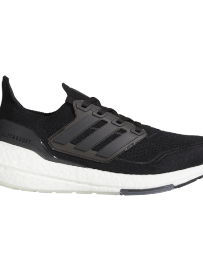Fitness Mania - Adidas UltraBoost 21 - Mens Running Shoes - Black/Grey Four