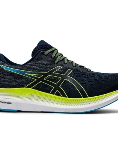 Fitness Mania - Asics EvoRide 2 - Mens Running Shoes - French Blue/Hazard Green